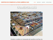 Tablet Screenshot of colombiamalls.com